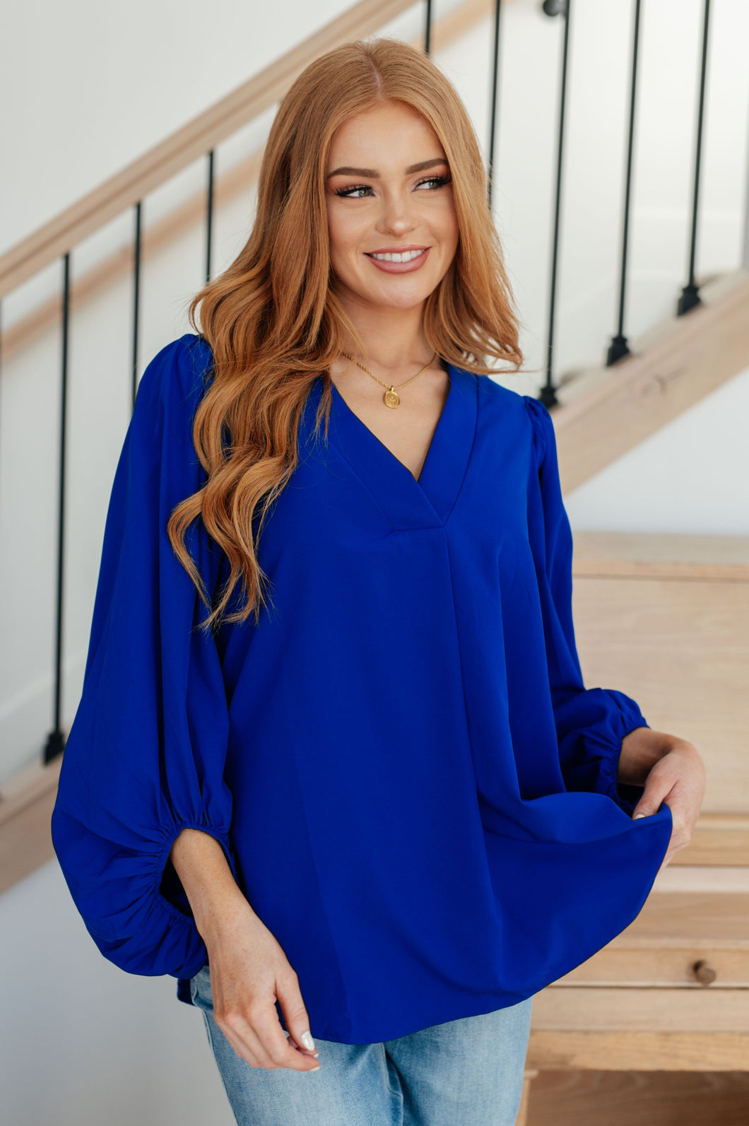 Andree By Unit What Do You Say Balloon Sleeve Blouse