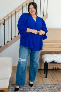 Andree By Unit What Do You Say Balloon Sleeve Blouse