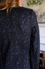Load image into Gallery viewer, NOW N FOREVER Wishful Thinking Animal Print Dress In Black