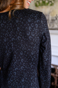 NOW N FOREVER Wishful Thinking Animal Print Dress In Black