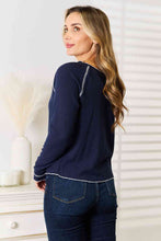 Load image into Gallery viewer, Basic Bae Long Raglan Sleeve Round Neck Top