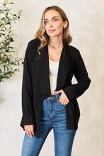 Load image into Gallery viewer, Heimish Full Size Open Front Long Sleeve Blazer