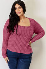 Load image into Gallery viewer, Basic Bae Full Size Ribbed Long Sleeve T-Shirt