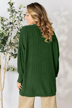 Load image into Gallery viewer, Basic Bae Full Size Ribbed Cocoon Cardigan