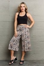 Load image into Gallery viewer, Ninexis Leopard High Waist Flowy Wide Leg Pants with Pockets