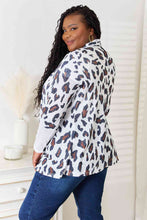 Load image into Gallery viewer, Double Take Leopard Long Sleeve Cardigan