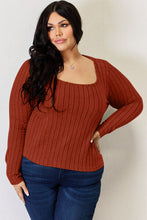 Load image into Gallery viewer, Basic Bae Full Size Ribbed Long Sleeve T-Shirt