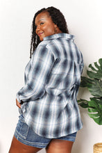 Load image into Gallery viewer, Double Take Plaid Dropped Shoulder Shirt