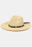 Fame Belt Strap Straw Hat