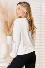 Load image into Gallery viewer, Double Take V-Neck Dropped Shoulder Blouse