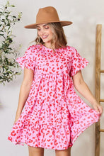 Load image into Gallery viewer, Double Take Short Flounce Sleeve Tiered Dress